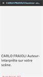 Mobile Screenshot of carlofraioli.com